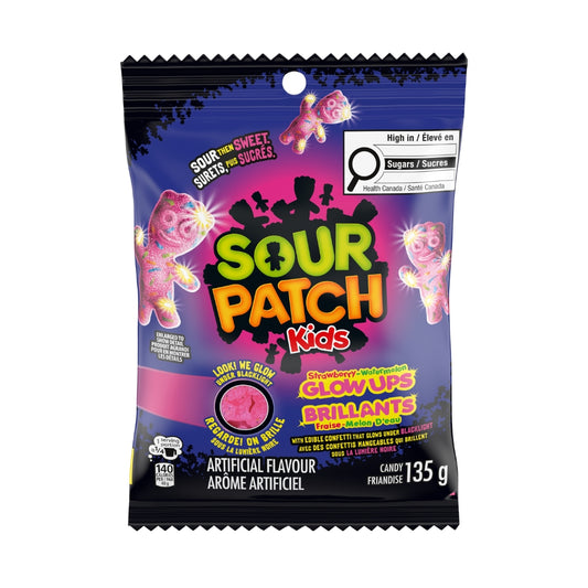 Sour Patch Kids Glow Ups 135g 12/cs