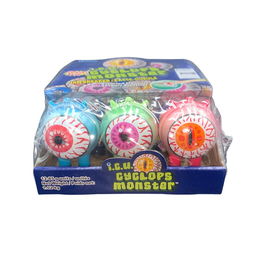 ICU Cyclops Sour Jawbreaker Asst Flavours 12 x 85g