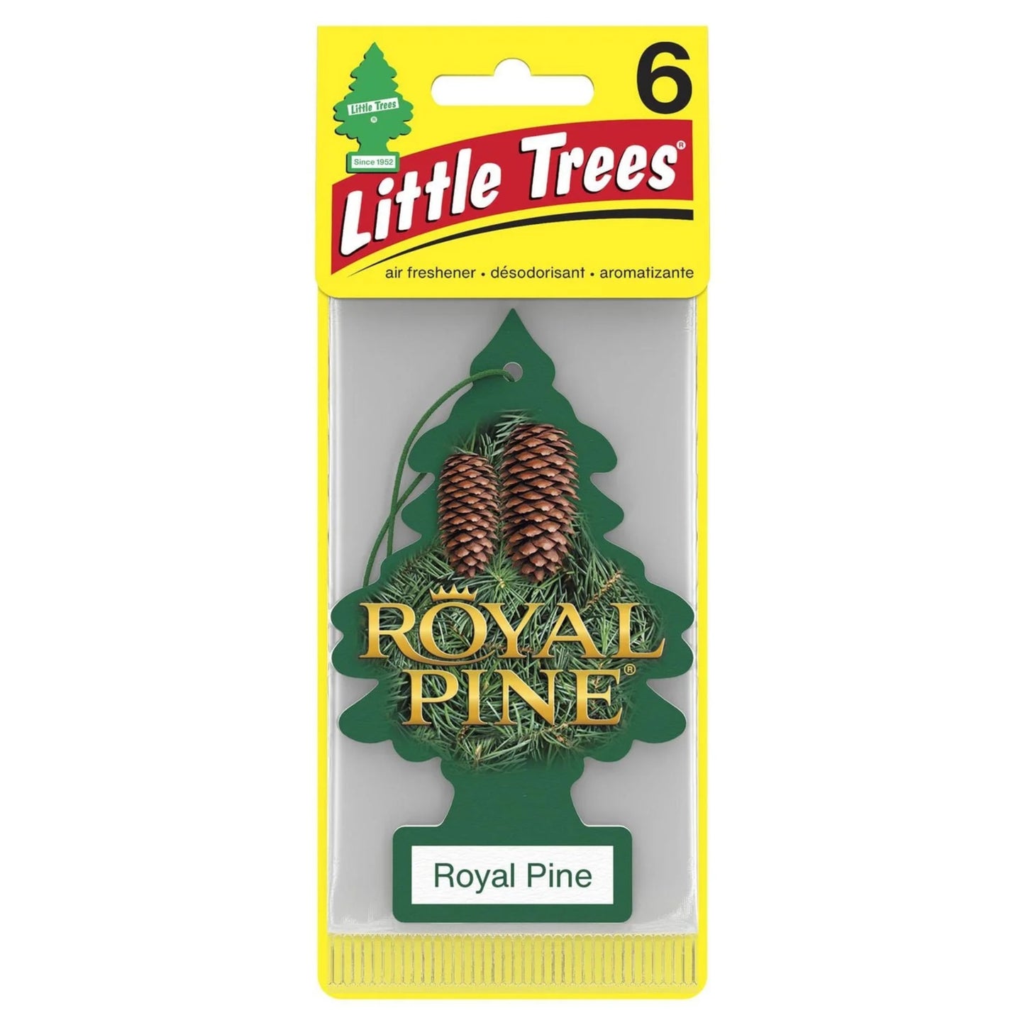 Little Trees Air Freshener Royal Pine 6/cd