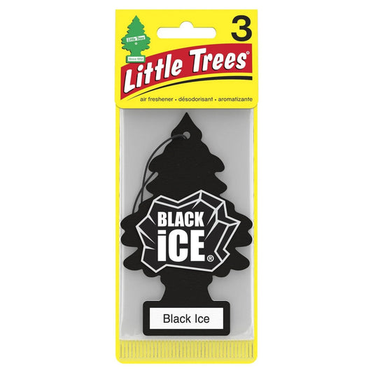 Little Trees Air Freshener Black Ice 3/cd