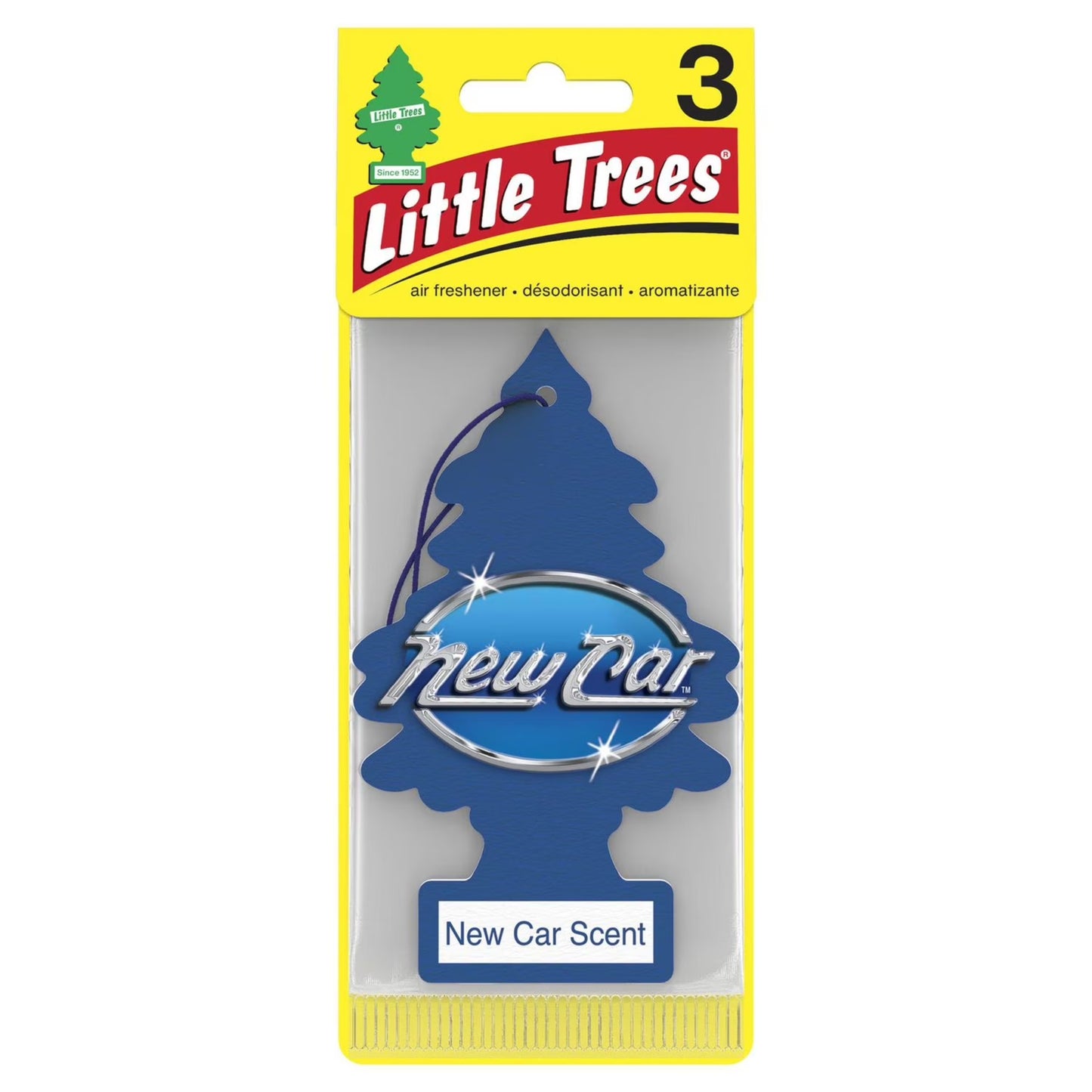 Little Trees Air Freshener New Car Scent 3/cd