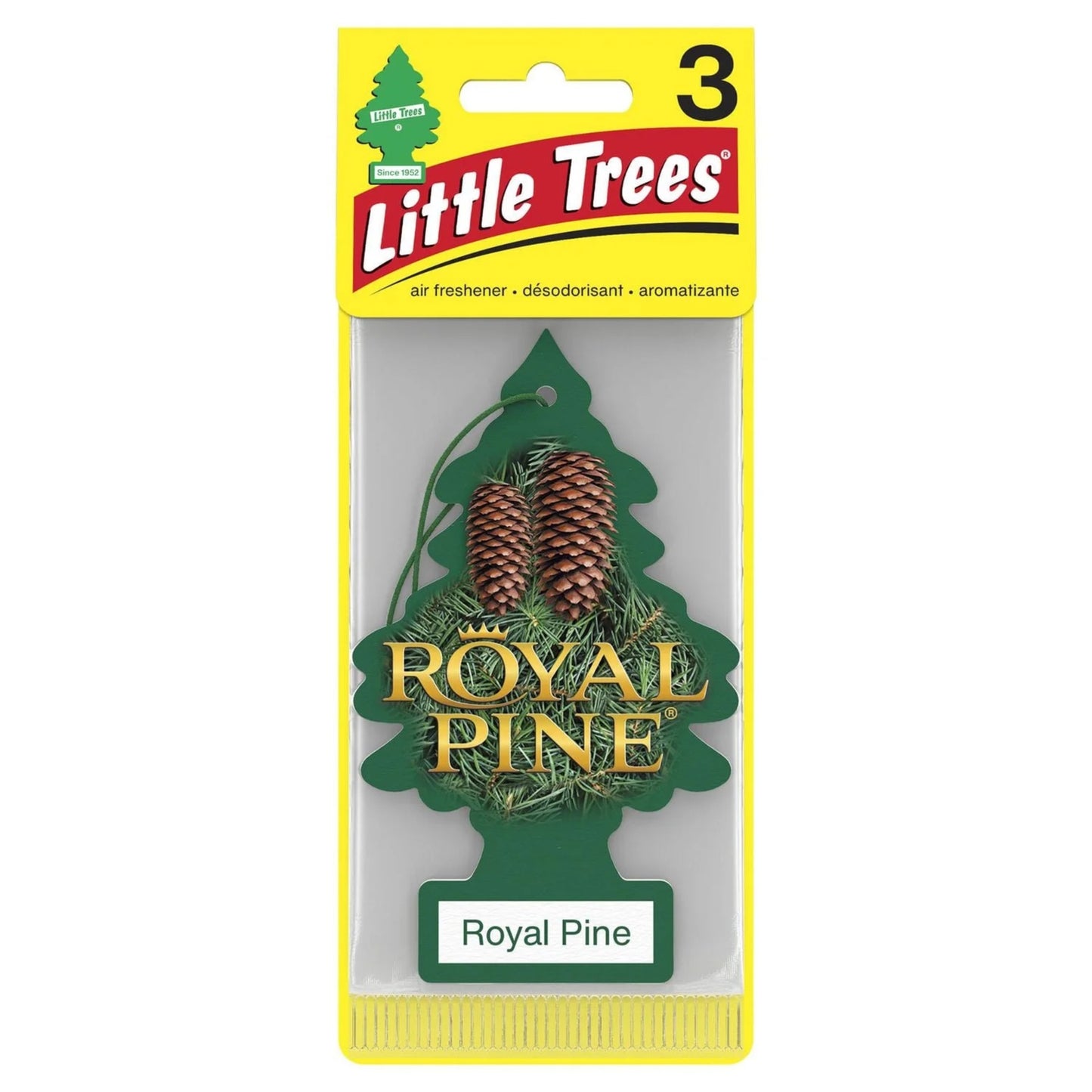 Little Trees Air Freshener Royal Pine 3/cd