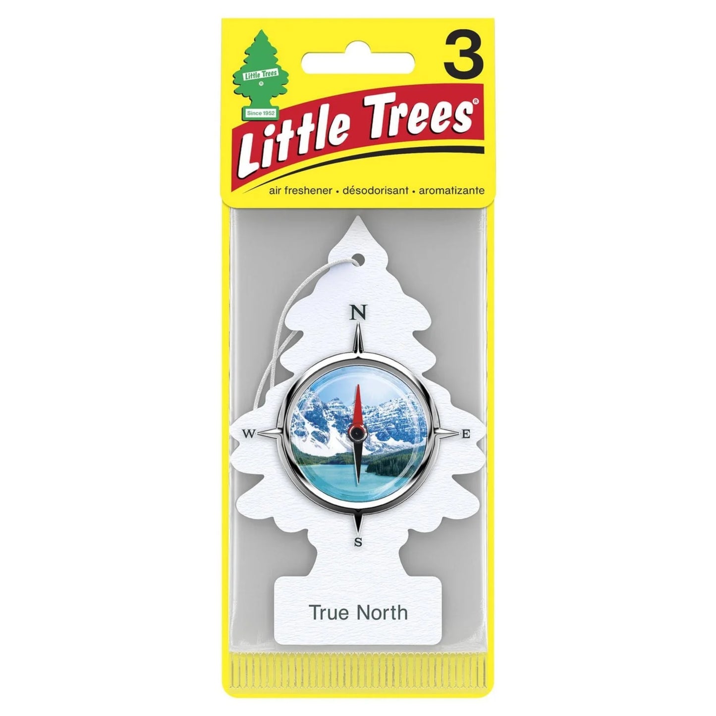 Little Trees Air Freshener True North 3/cd