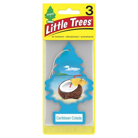 Little Trees Air Freshener Caribbean Colada 3/cd