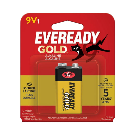 Eveready Gold Alkaline Batteries 9V 1ct