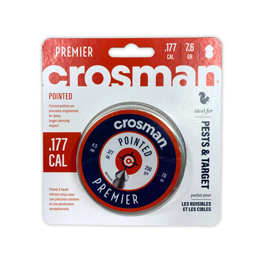 Crosman .177 CAL Pointed Pellets 250's