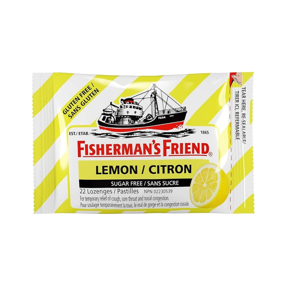 Lemon Fisherman's Friend Sugar Free 8/bx