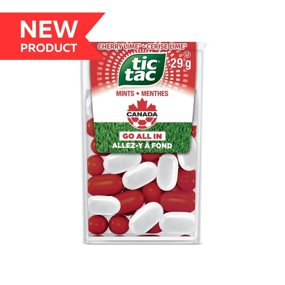 Tic Tac World Cup Cherry Lime 29g 12/box