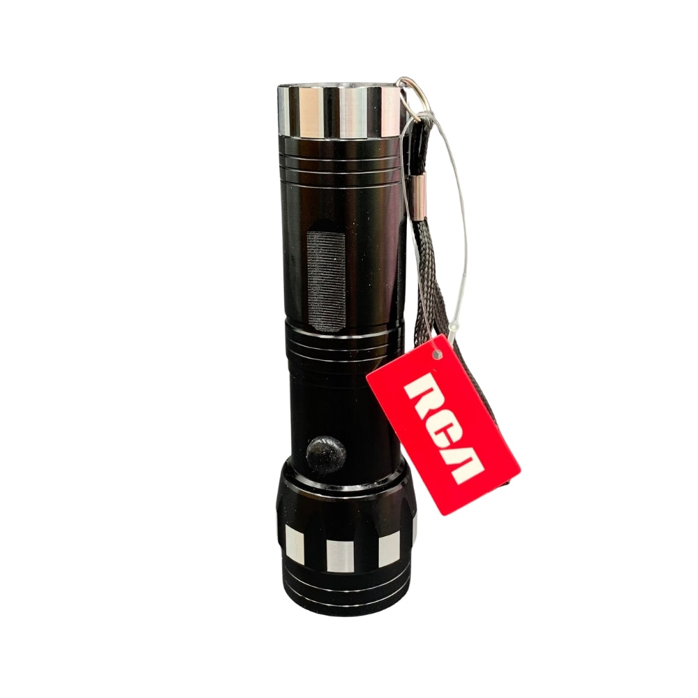 RCA | 14-LED Metal flashlight; 4 assorted colors