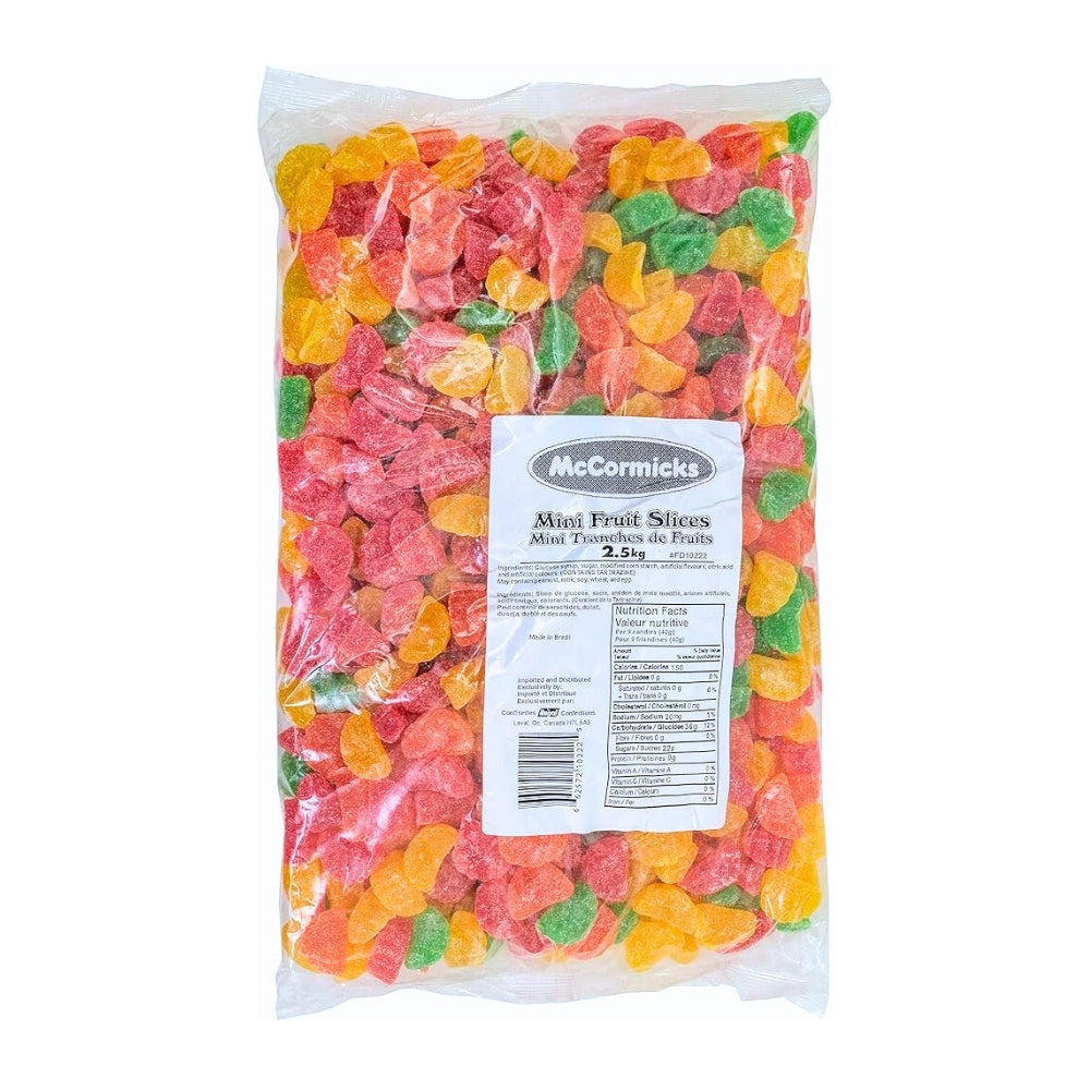McCormicks Mini Fruit Slices Bulk 2.5kg
