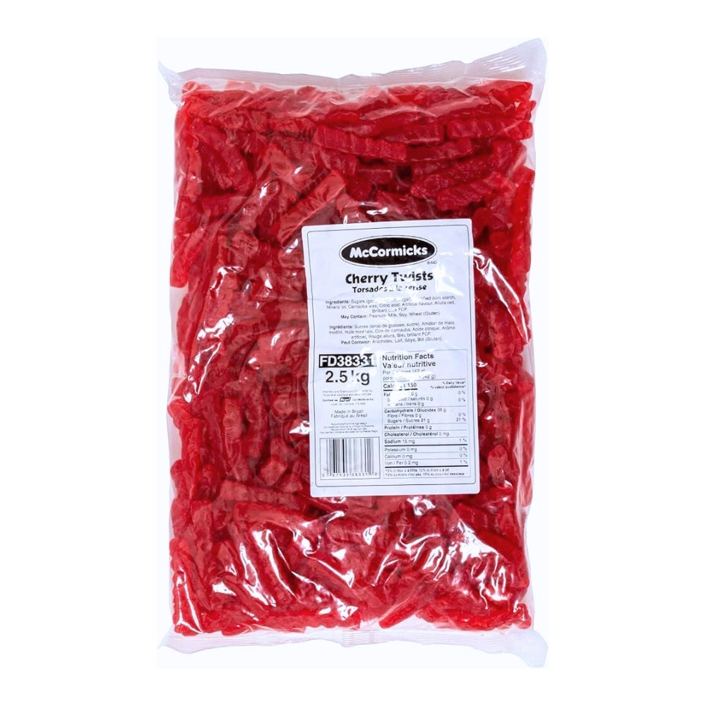 McCormicks Cherry Twists Bulk 2.5kg