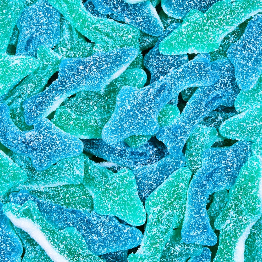 McCormicks Sour Shark Gummies Bulk 1kg