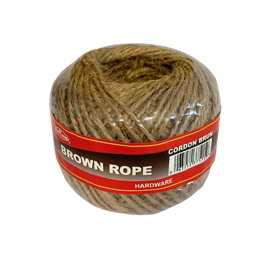 Cotton Twine Brown 100'