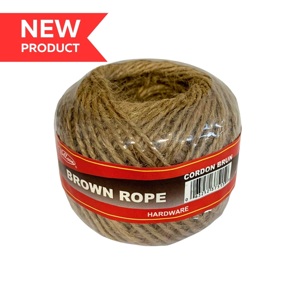 Cotton Twine Brown 100'