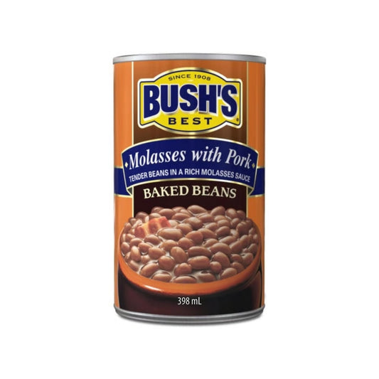 Bush's Molasses with Pork Baked Beans 398mL