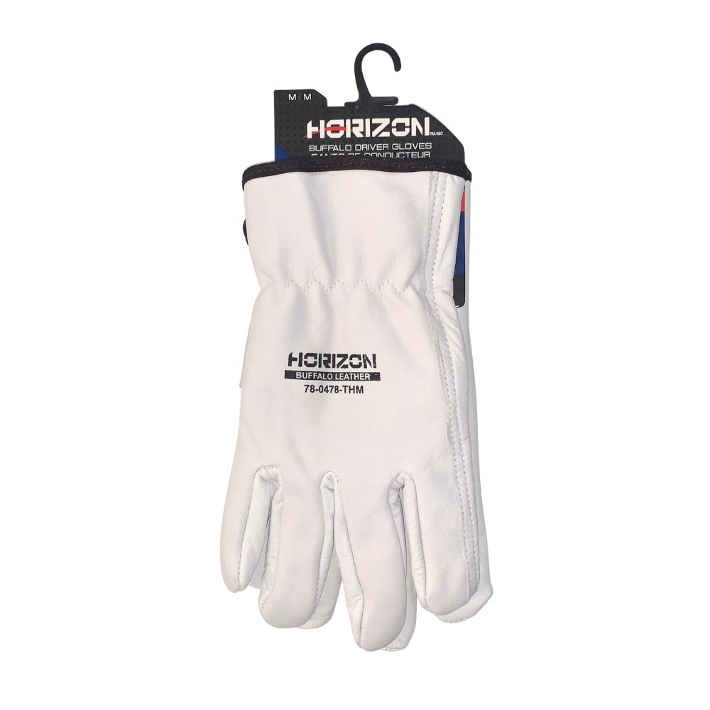 Drivers Glove Lined Buffalo Leather Size Medium
