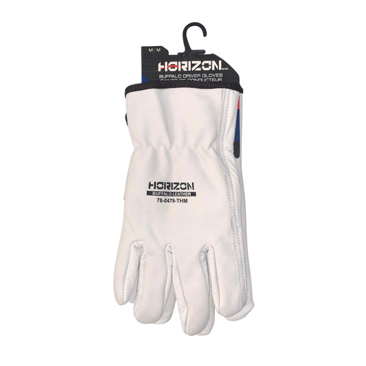 Drivers Glove Lined Buffalo Leather Size Medium