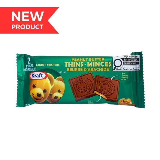 Kraft Milk Chocolate Peanut Butter Thins 30g 12/bx