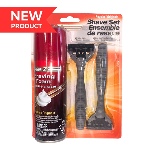 Shaving Kit with Shaving Foam & 2 Razors