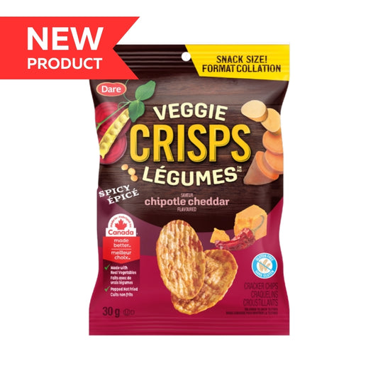 Dare Veggi Crisp Spicy Chipotle 30g 8/c