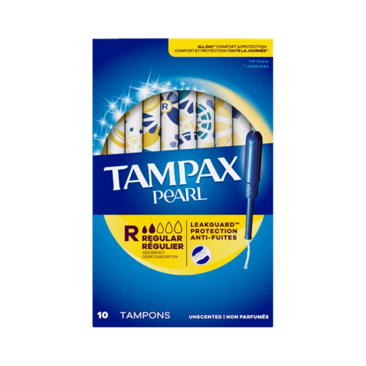 Tampax Pearl Regular Absorbency Unscented Tampons