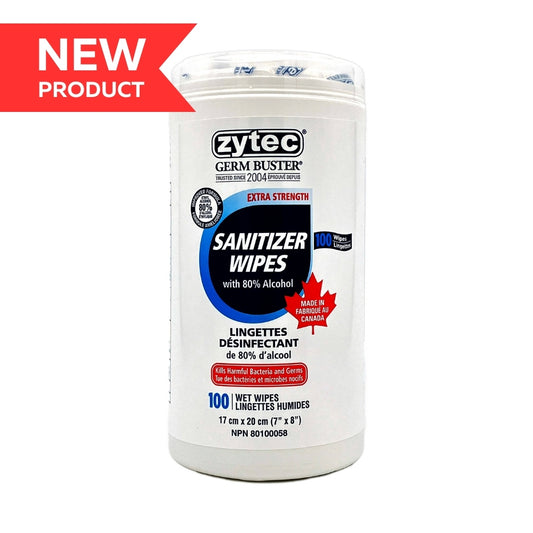 Zytec Sanitizer Wipes 100/pk