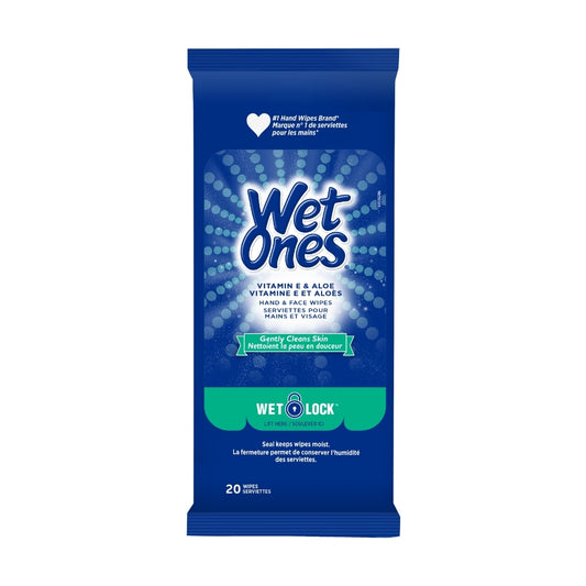 Wet Ones Vitamin E & Aloe 20ct