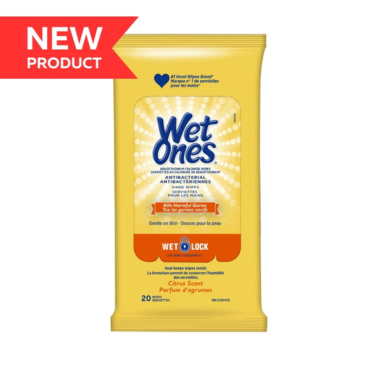 Wet Ones Citrus Antibacterial 20ct