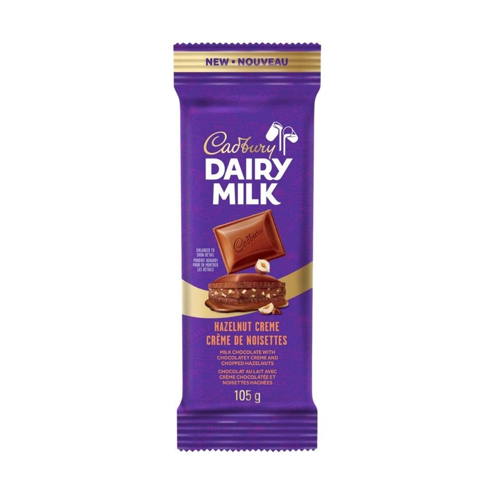 Dairy Milk Hazelnut Creme 105g 12/bx