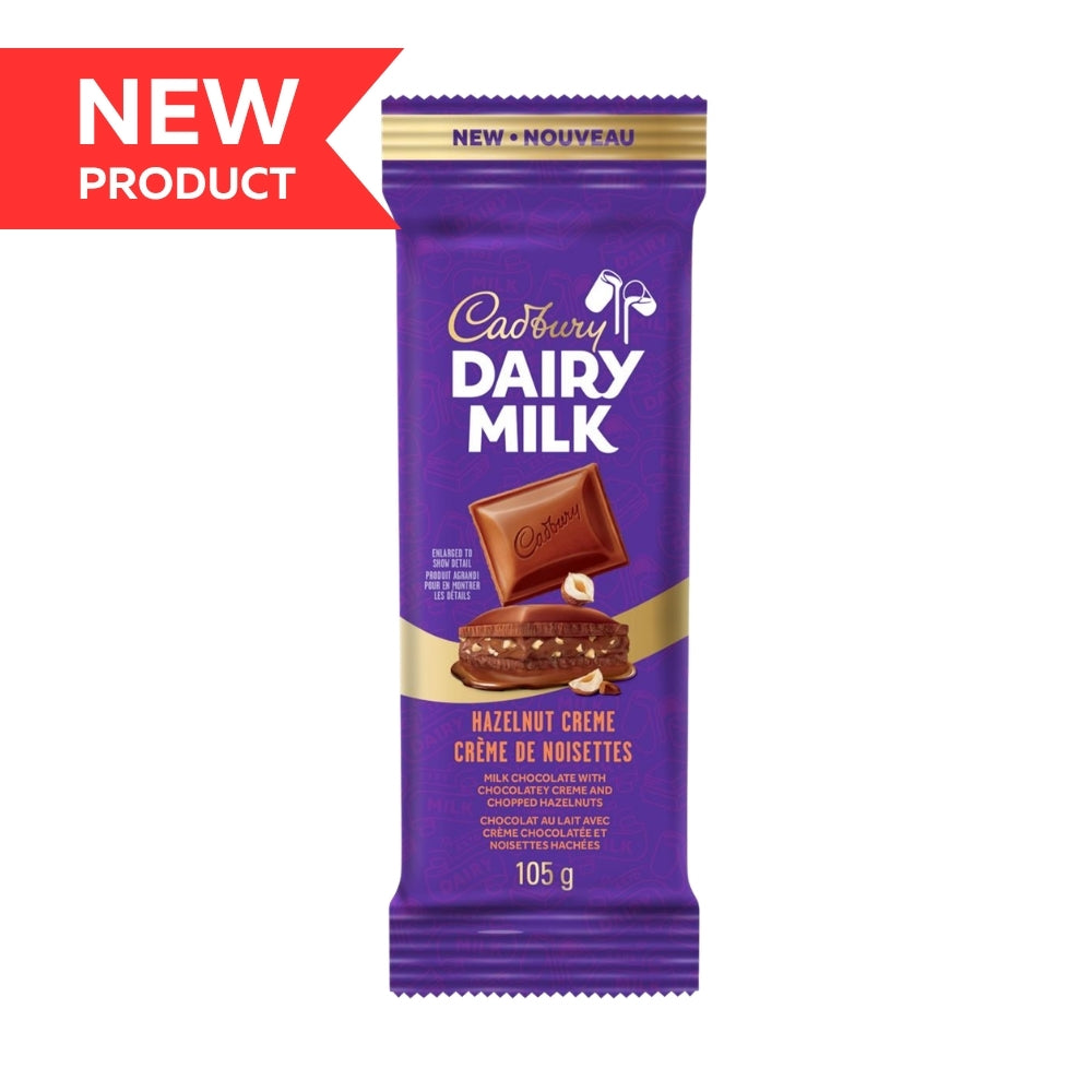 Dairy Milk Hazelnut Creme 105g 12/bx