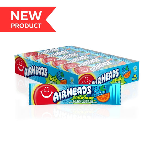 Airheads Sour Blue Blast 15.6g 36/bx