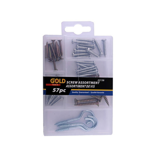 57pc Screw Assorted in Box