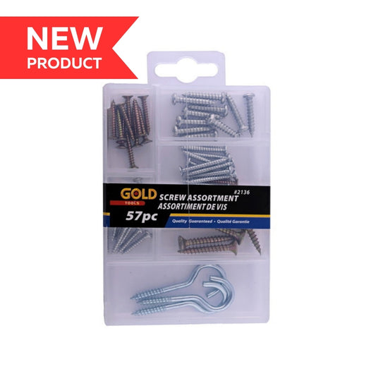 57pc Screw Assorted in Box