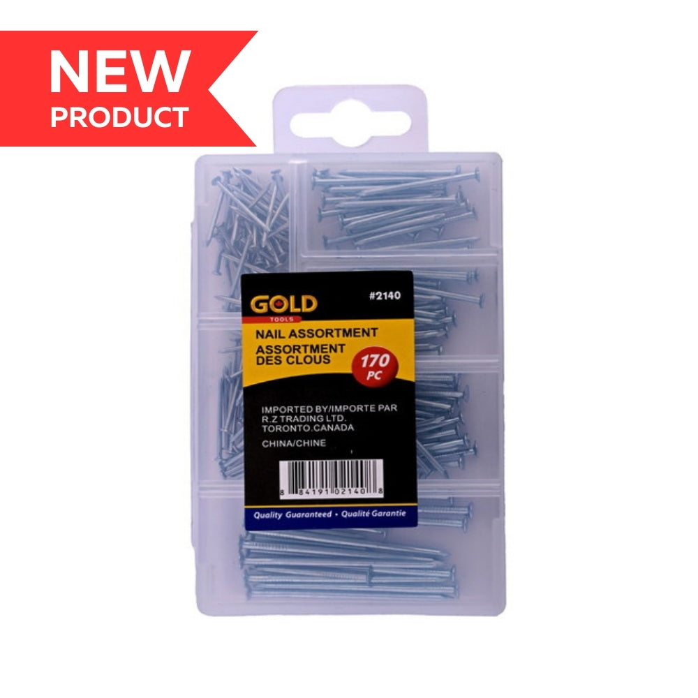 170pc Nail Assorted in Box