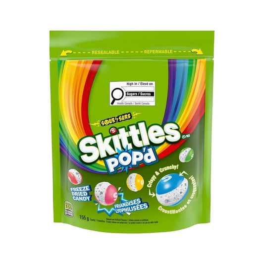 Skittles Sour Pop'd 155g