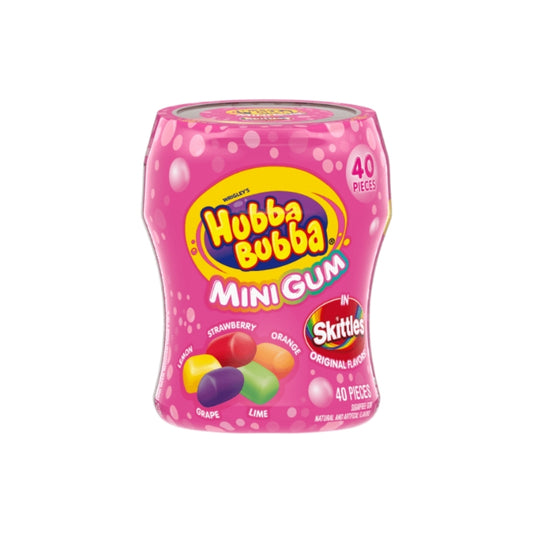 Hubba Bubba Skittles Gum 40pc 6/bx