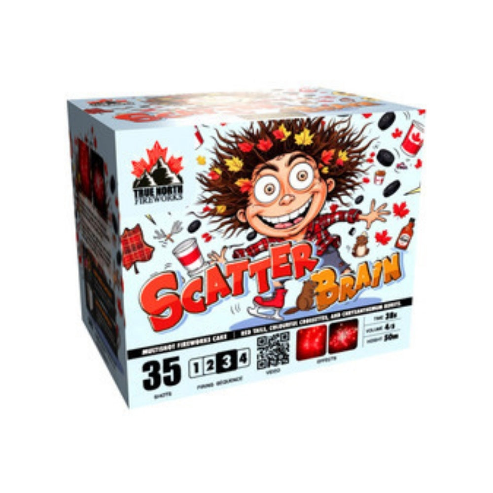 Firework Scatter Brain Cake