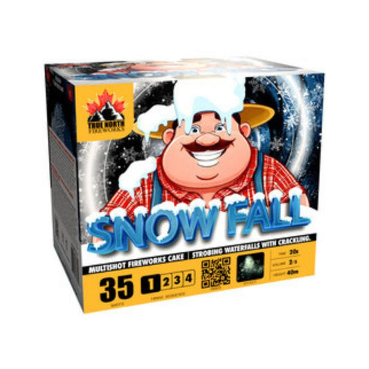 Firework Snowfall Cake