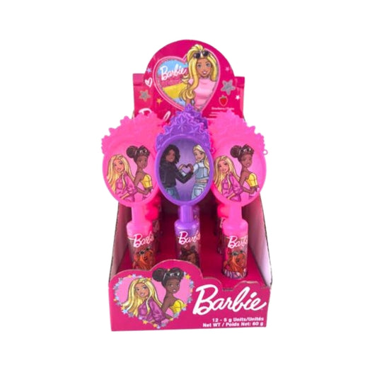 Barbie Hair Brush & Candy lipstick 5g 12/bx