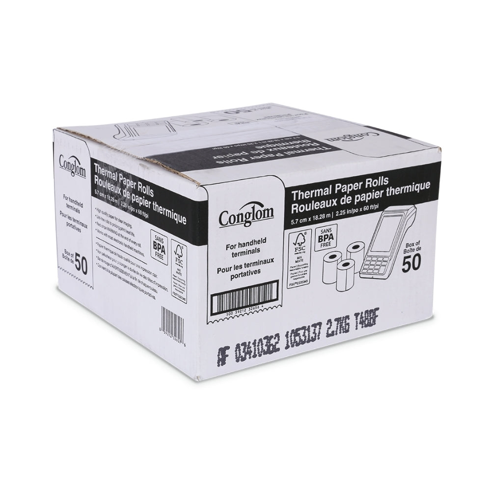 Thermal Paper Rolls 2.25" x 60'