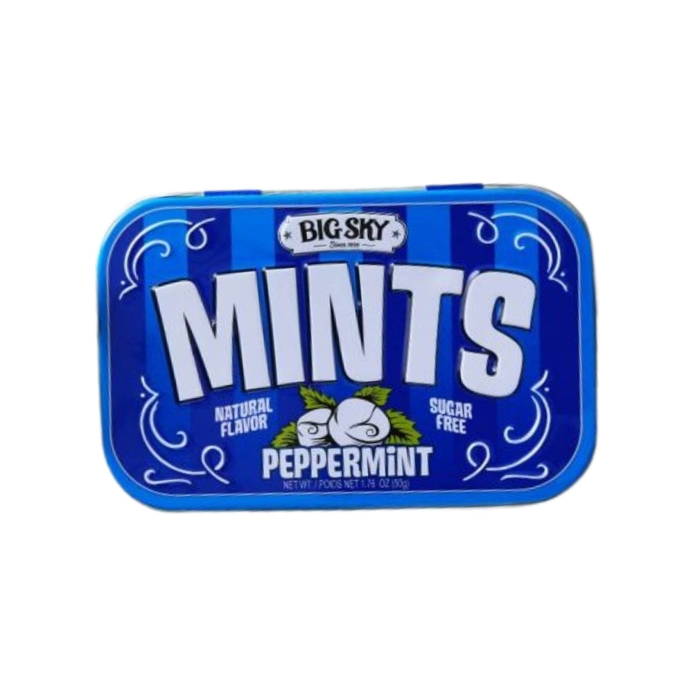 Big Sky Mints Peppermint 50g Tins 6/bx