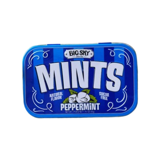 Big Sky Mints Peppermint 50g Tins 6/bx