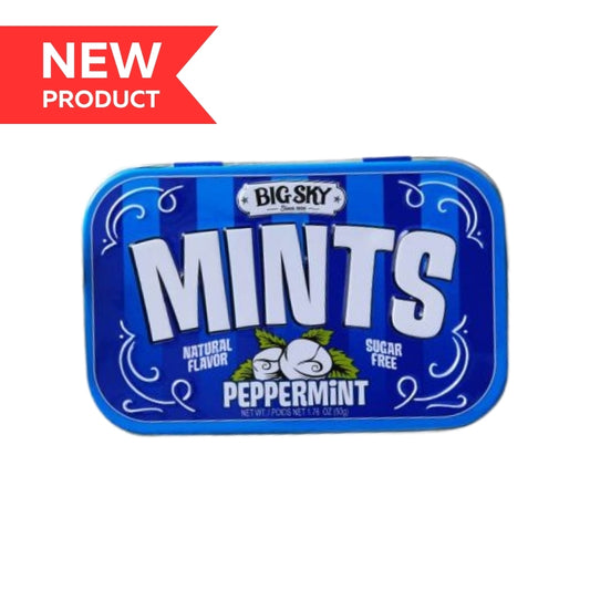 Big Sky Mints Peppermint 50g Tins 6/bx