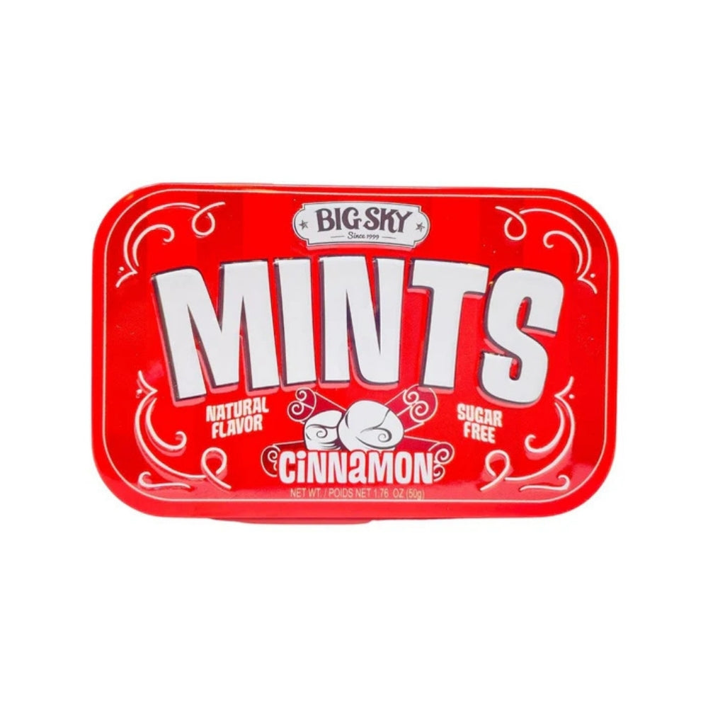 Big Sky Mints Cinnamon 50g Tins 6/bx