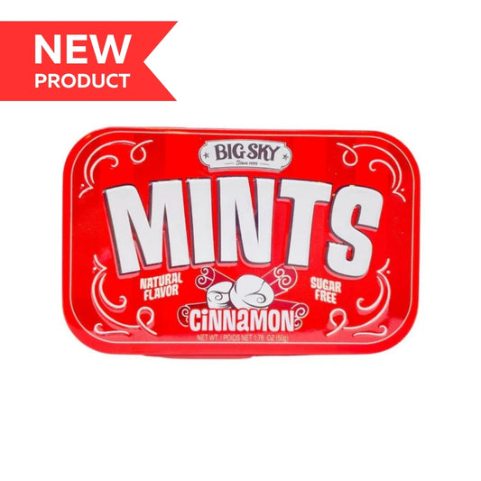 Big Sky Mints Cinnamon 50g Tins 6/bx