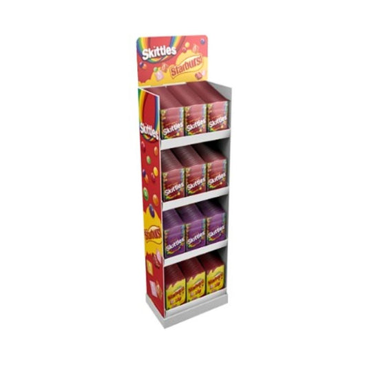 Skittles & Starburst 96ct Display