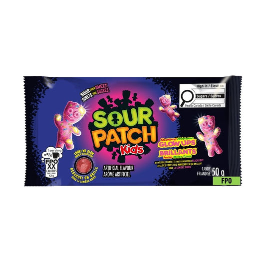 Sour Patch Kids Glow Ups 50g 18/bx