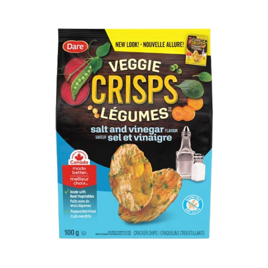 Veggie Crisps Salt & Vinegar 100g
