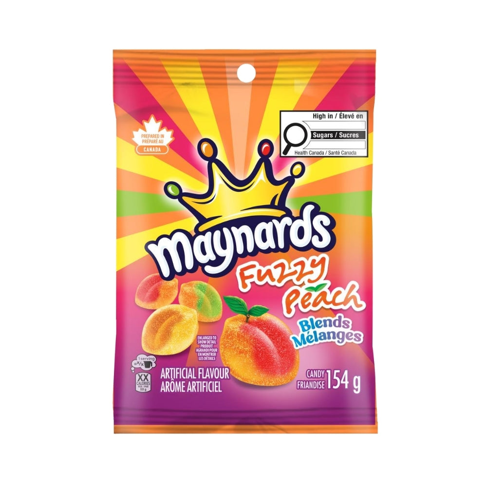 Maynards Fuzzy Peach Blends 154g