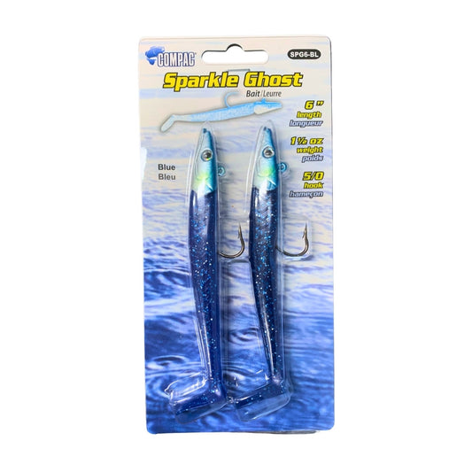 Sparkle Ghost 6" 2pc Blue